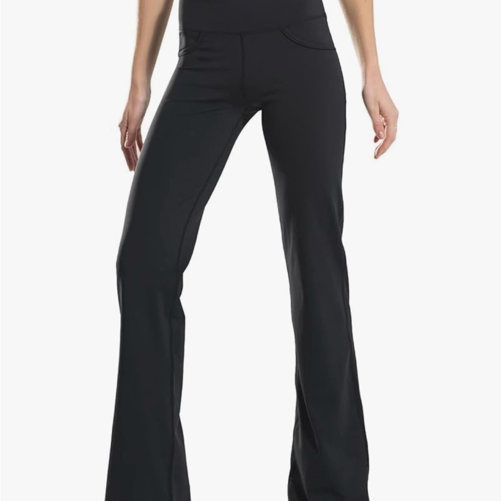 Yoga Black Flare Pants for Women